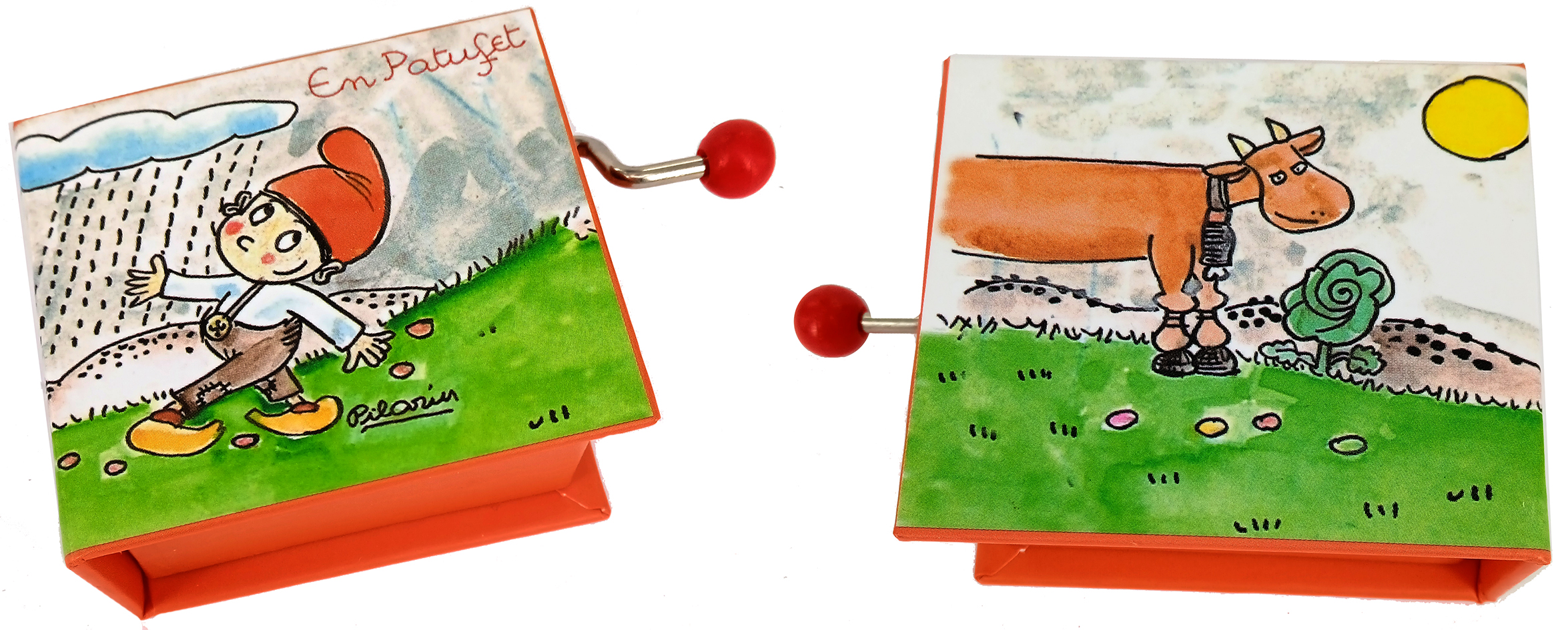 Caixeta musical en Patufet-Pilarin Bayés