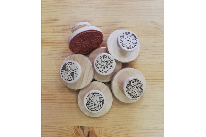 Segell de fusta Mandala