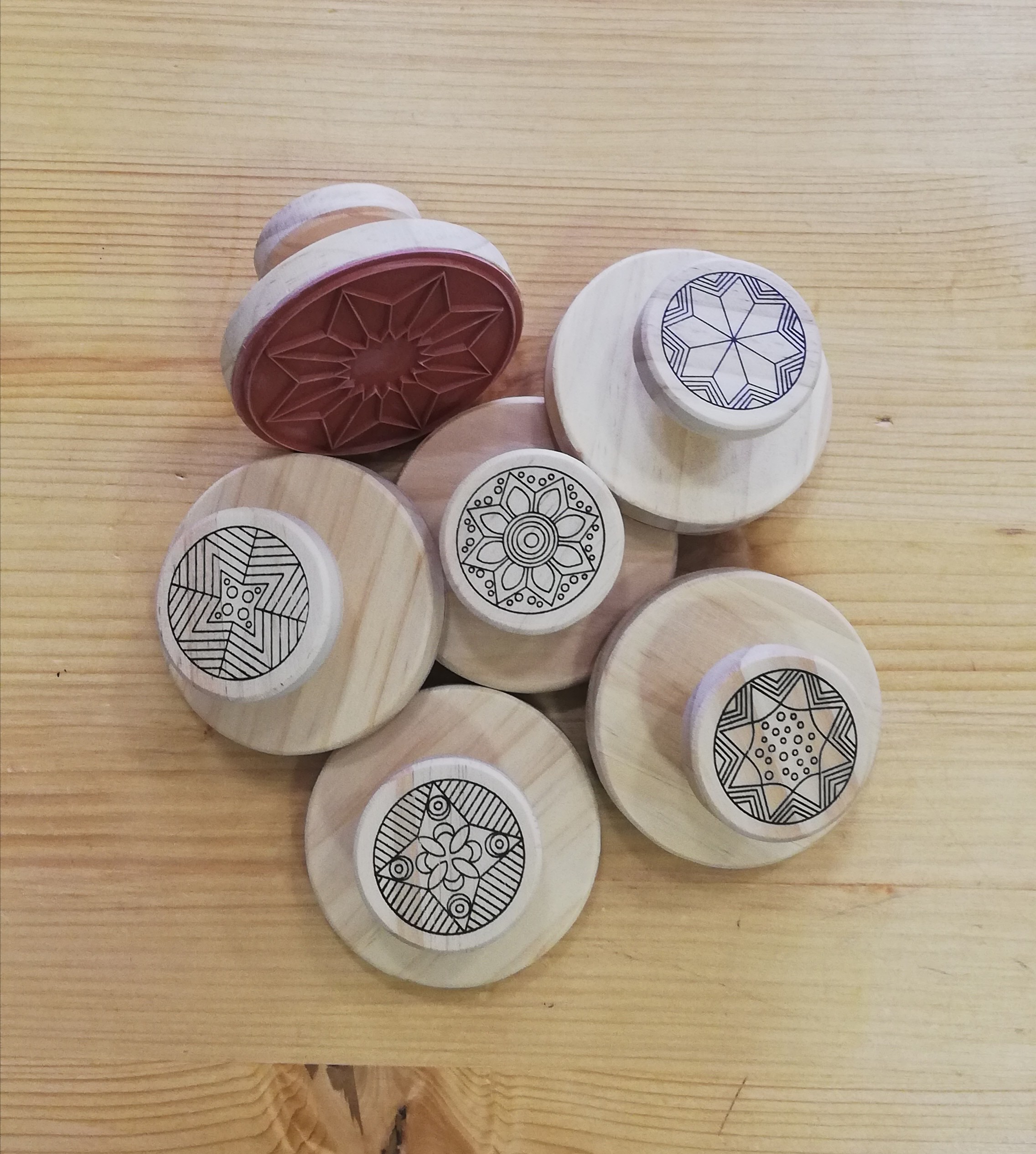 Segell de fusta Mandala