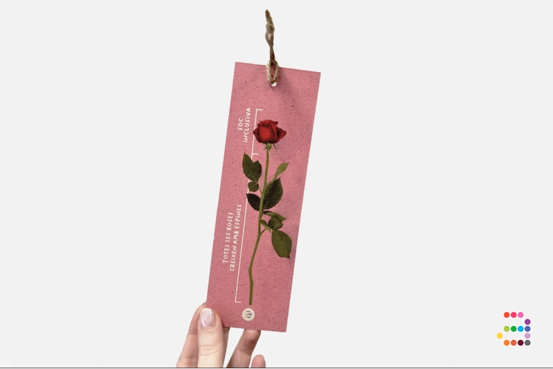 Marcapágina Rosa de Sant Jordi