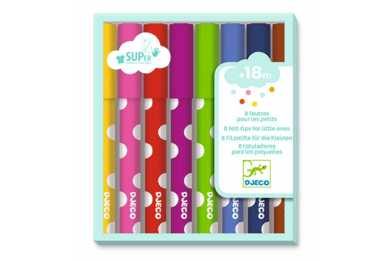 8 ROTULADORES PARA PEQUES