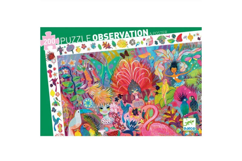 PUZLE DE OBSERVACIÓ CARNESTOLTES RIU 200 pcs.