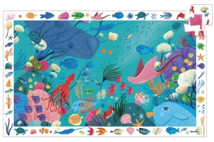 Rompecabezas observación acuático 54 piezas