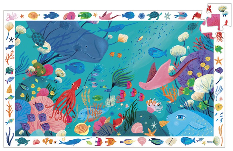 Trencaclosques observació aquàtic 54 peces