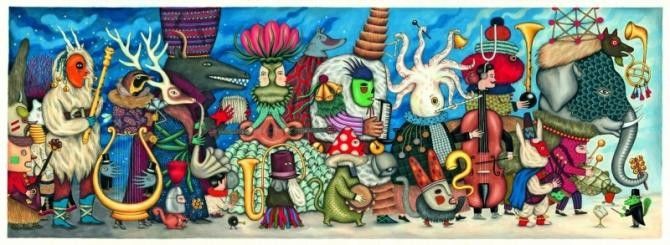 Trencaclosques orquestra fantasia 500 peces