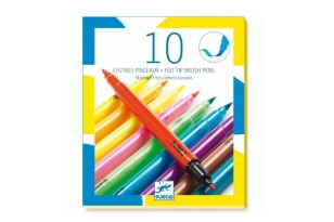 10 rotuladores pincel Neón