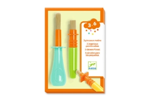 3 pinceles ergonómicos