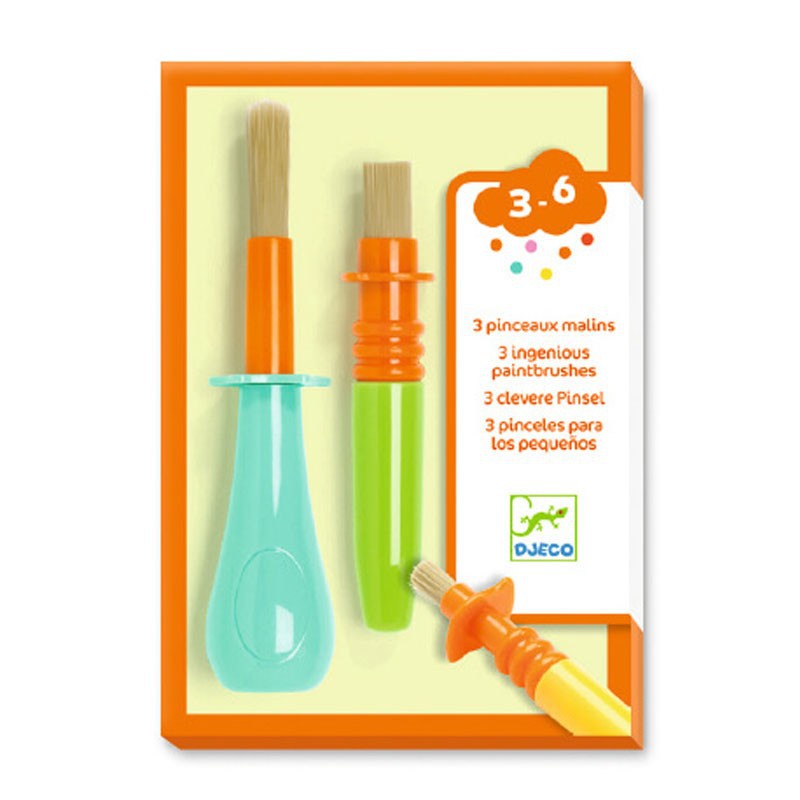 3 pinzells ergonòmics