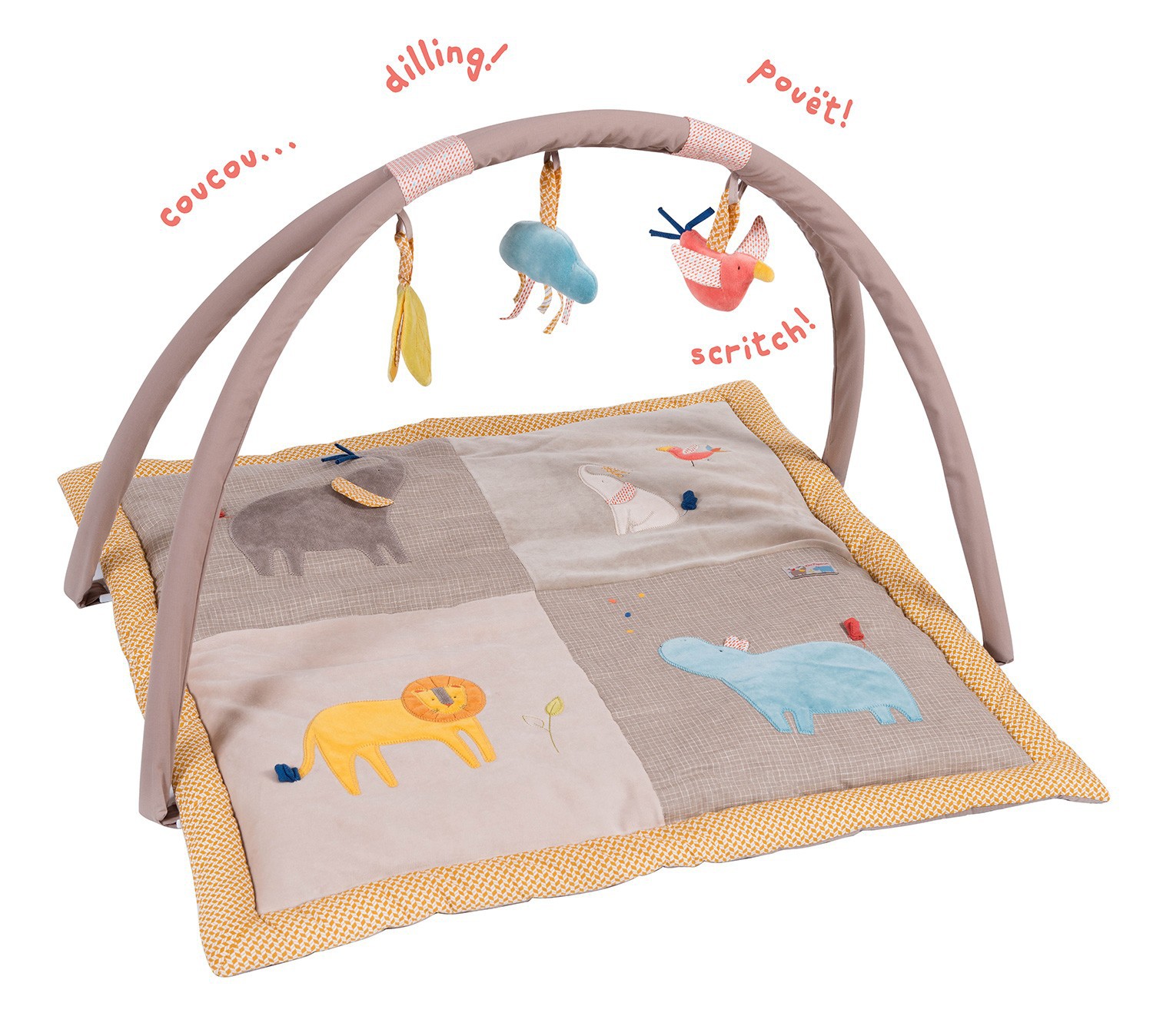 Manta amb arc d'activitats