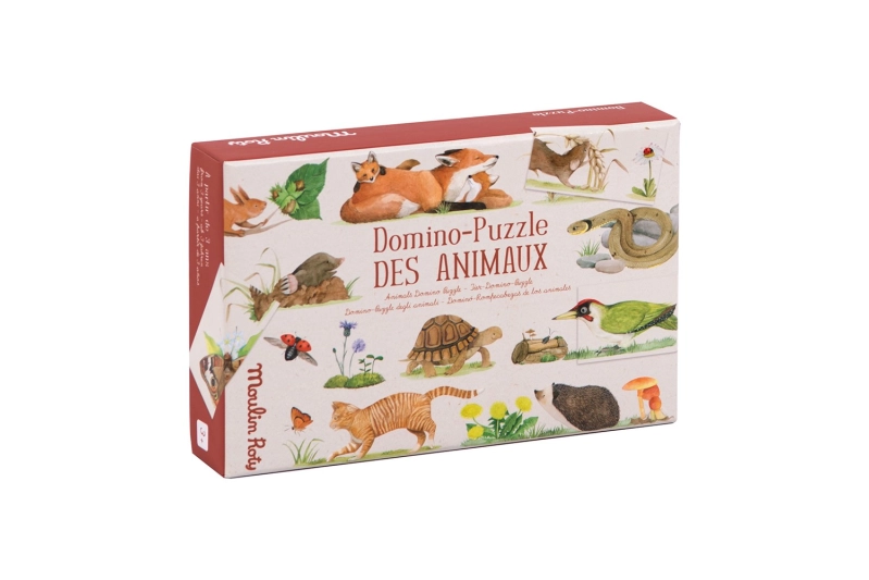DOMINO-PUZZLE ANIMALS Moulin Rotty