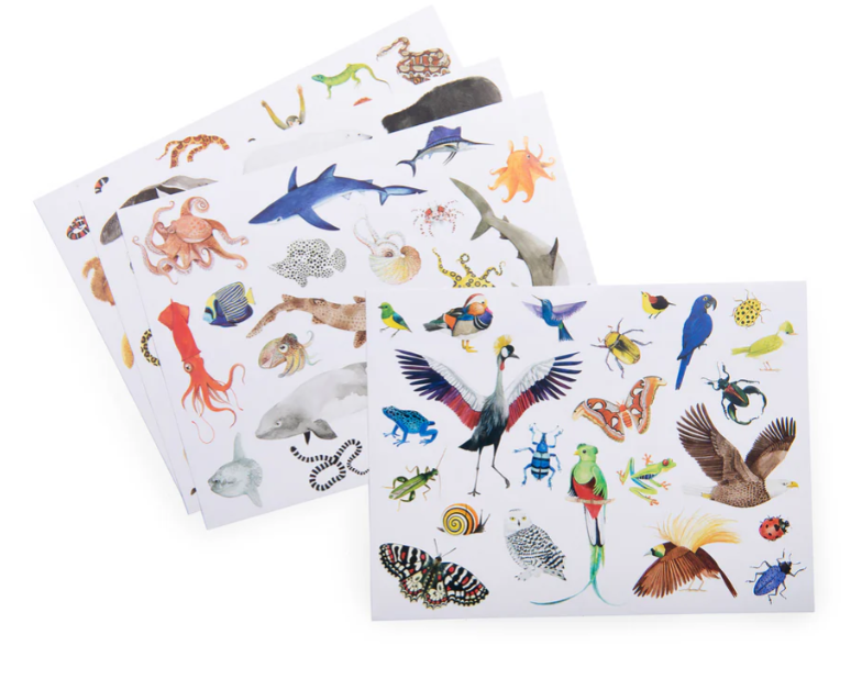 Pegatinas Los animales del mundo