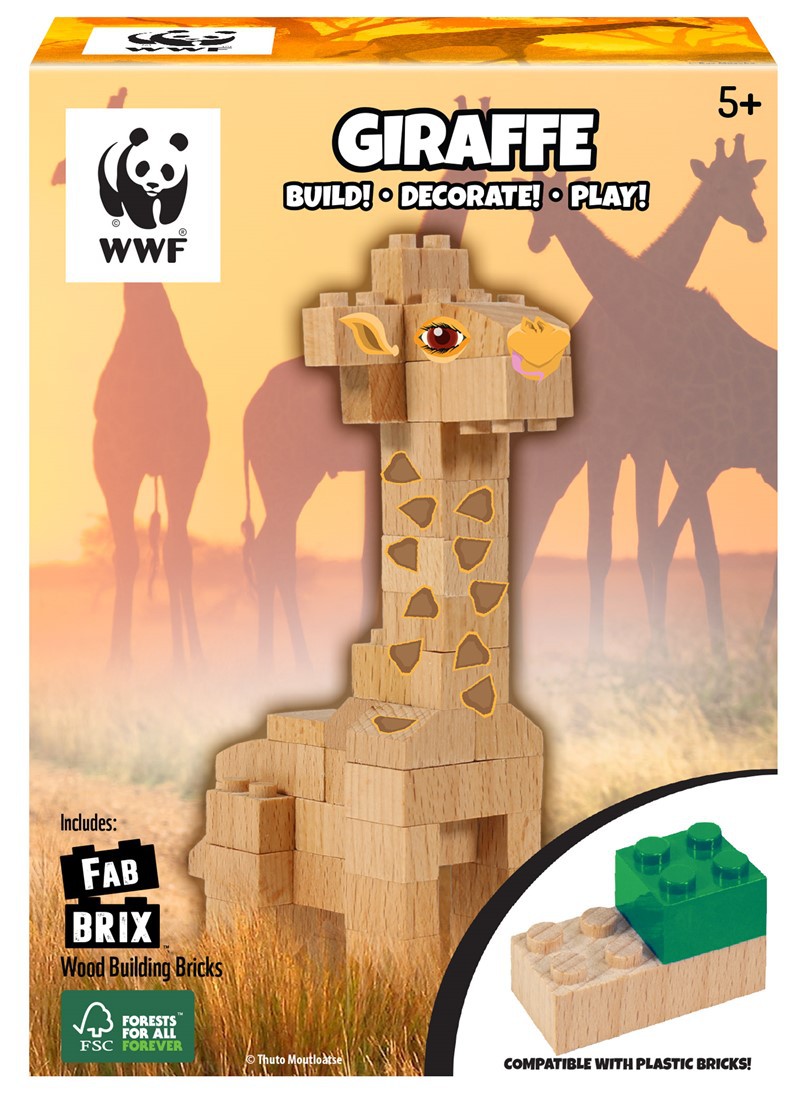 FAB BRIX WWF GIRAFA (44 peces)