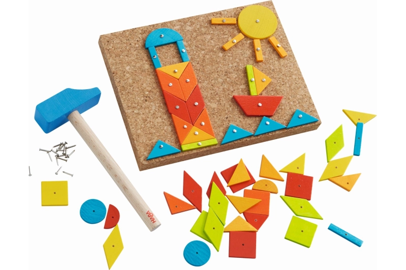 Juego de clavos Tangram