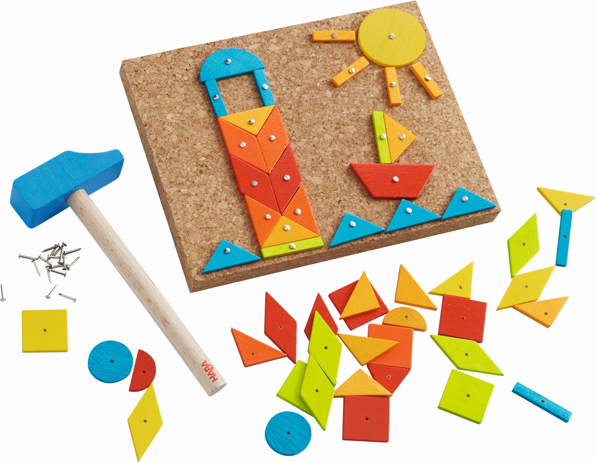 Juego de clavos Tangram