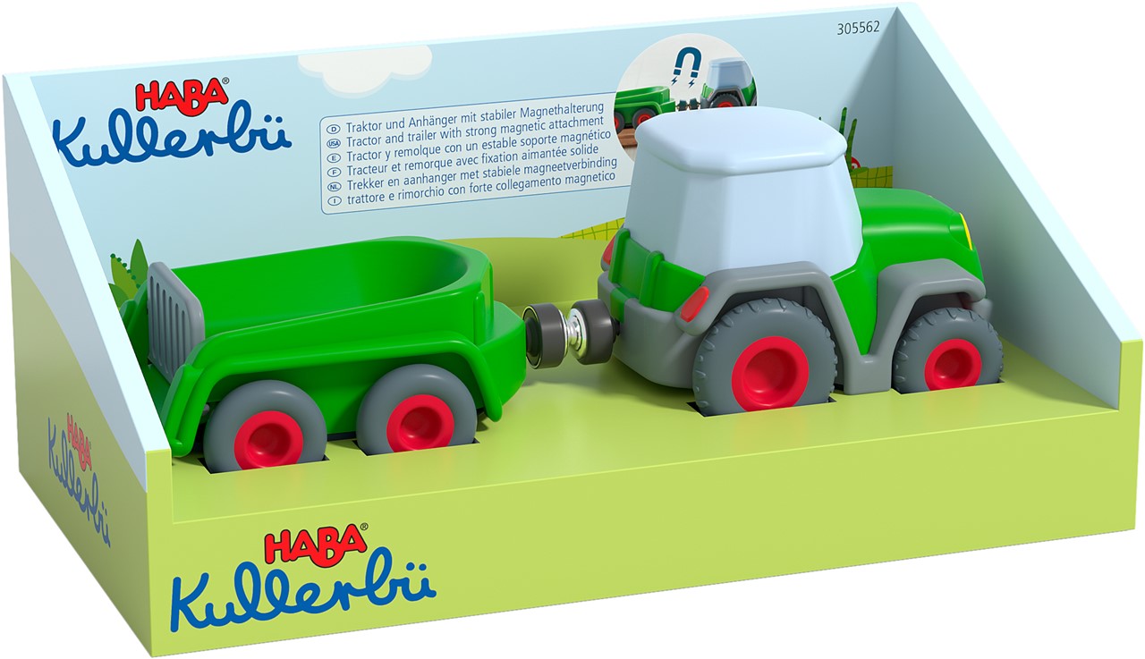 Tractor con remolque-Haba Cars