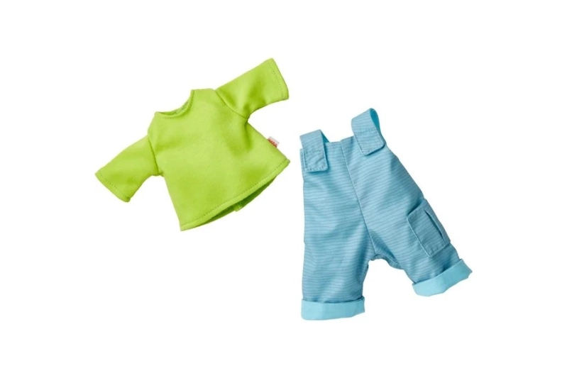 Conjunto de camiseta y peto esmeralda 30cm