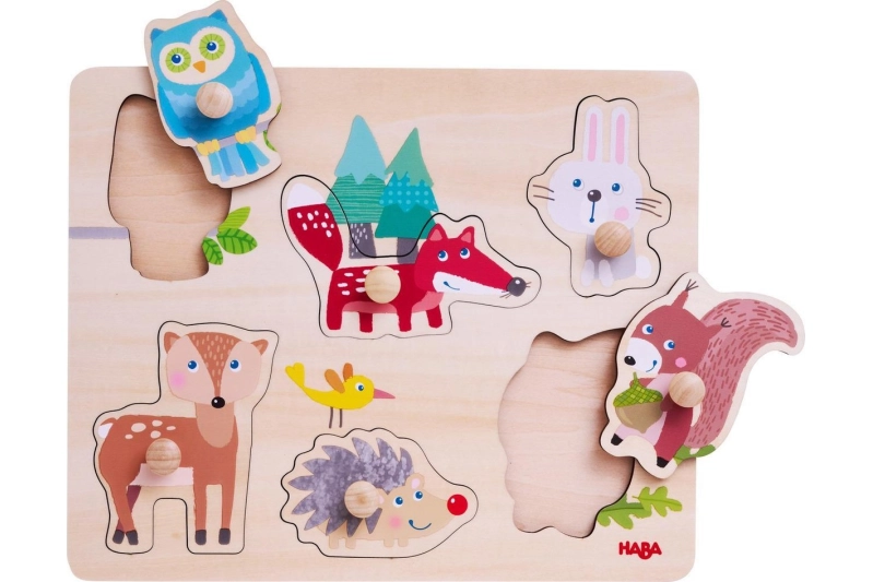 Trencaclosques de fusta – Animals del bosc