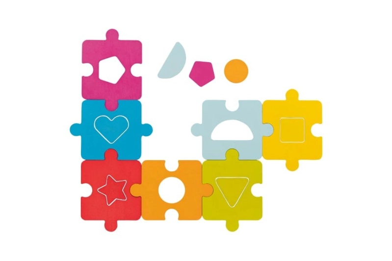 Rompecabezas 2 en 1formas y colores