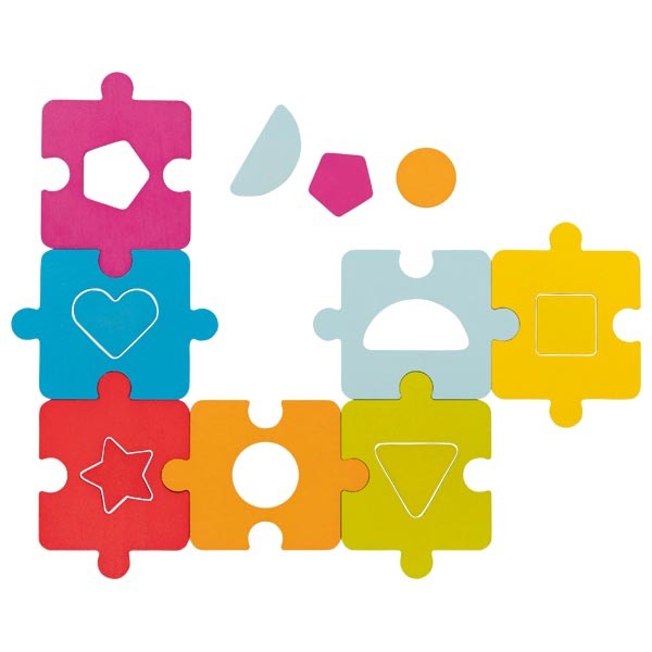 Trencaclosques 2 en 1 formes i colors