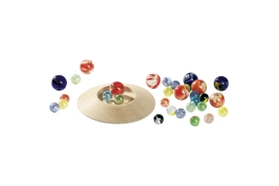 JUEGO DE CANICAS CON PLATO