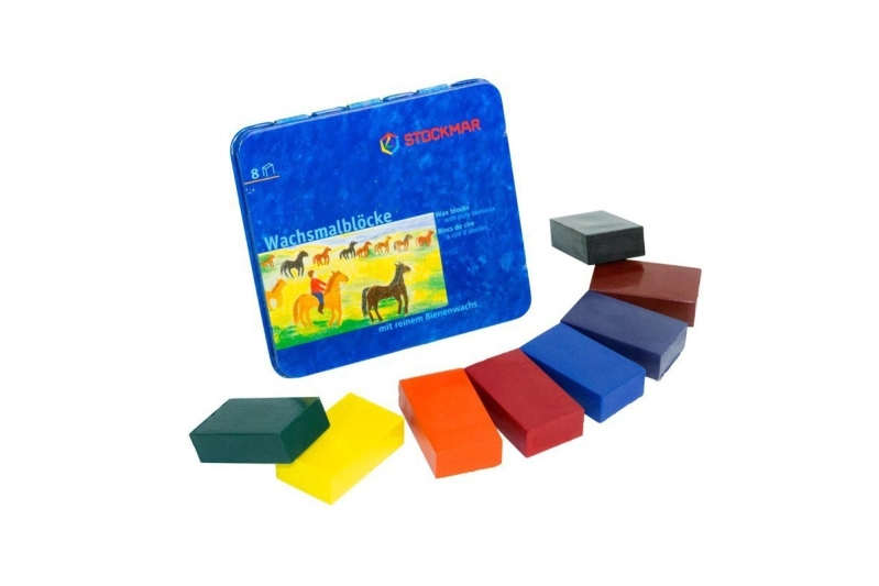 8 bloques de cera para pintar Stockmar