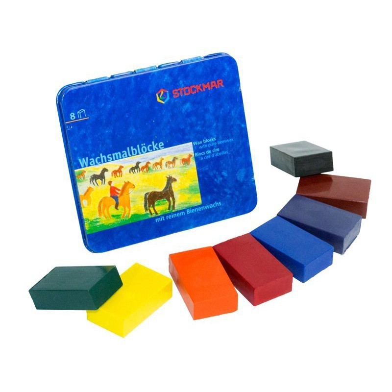 8 blocs de cera per pintar Stockmar