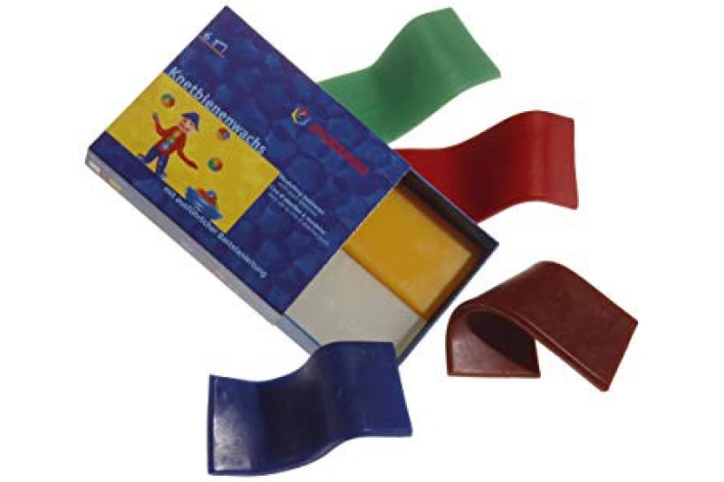 6 placas para modelar de cera Stockmar