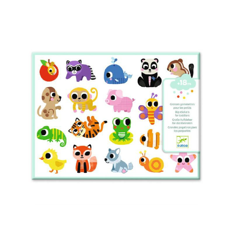 Pegatinas animales bebés