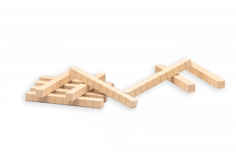 10 barras de diez Base 10 Dienes ReWood