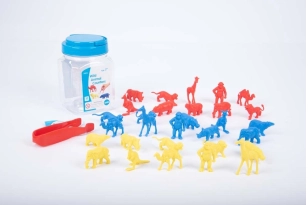 30 ANIMALES SALVAJES PARA CONTAR + 1 PINZA