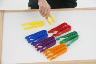 Pinça de color individual plàstic