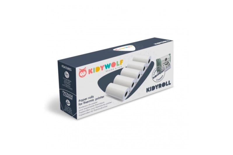 Rotllo paper tèrmic per a càmeras Kidywolf