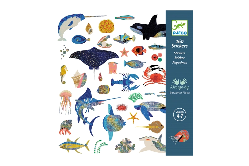 Enganxines Metalitzades del fons marí