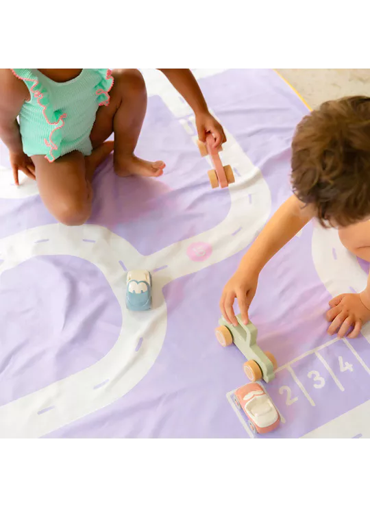 Tovallola joc XL Road Lavander