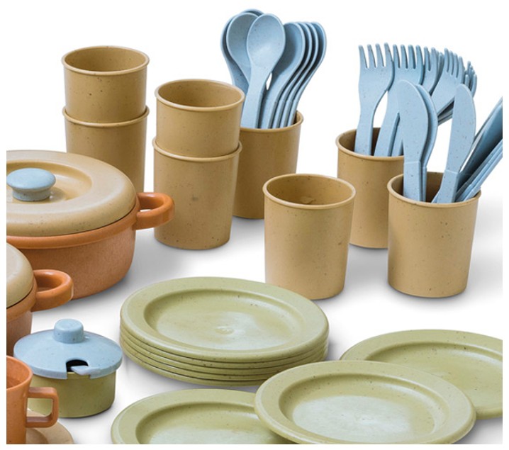 Vajilla de caña de azúcar grande