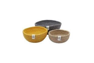 3 PANERES RODONES DE JUTE