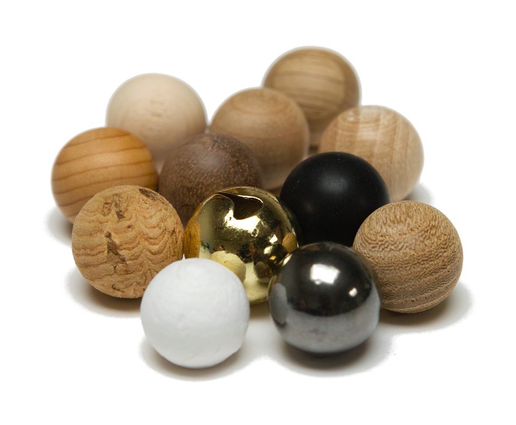 Canica diferentes materiales Xyloba