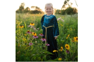 Vestit de Lady Guinevere Turquesa T. 7-8 anys