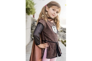Túnica y capa de caballero cobre – Talla 7-8 años