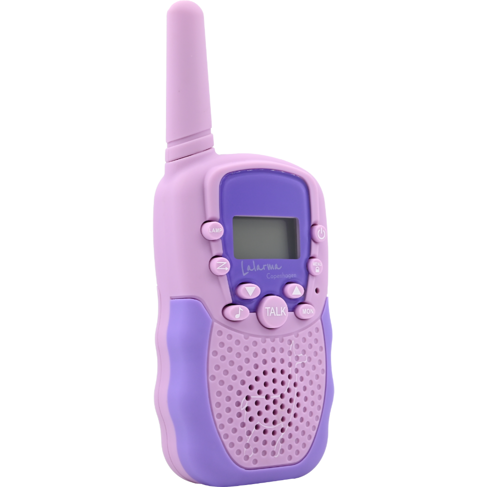 Walkie-talkie violeta Lalarma 1u