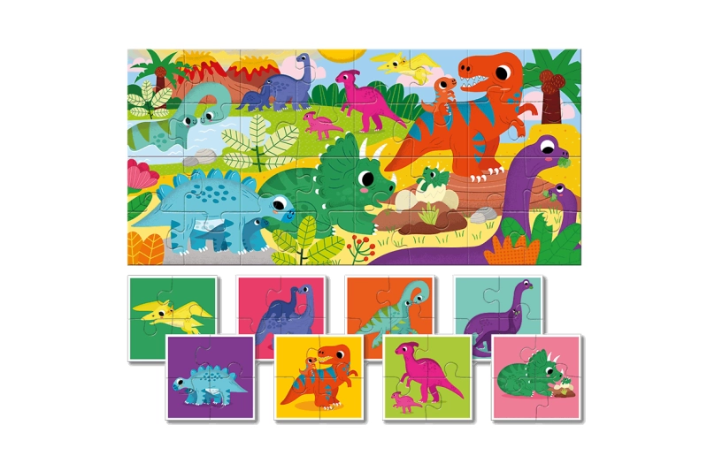 Baby puzle dinosaurios