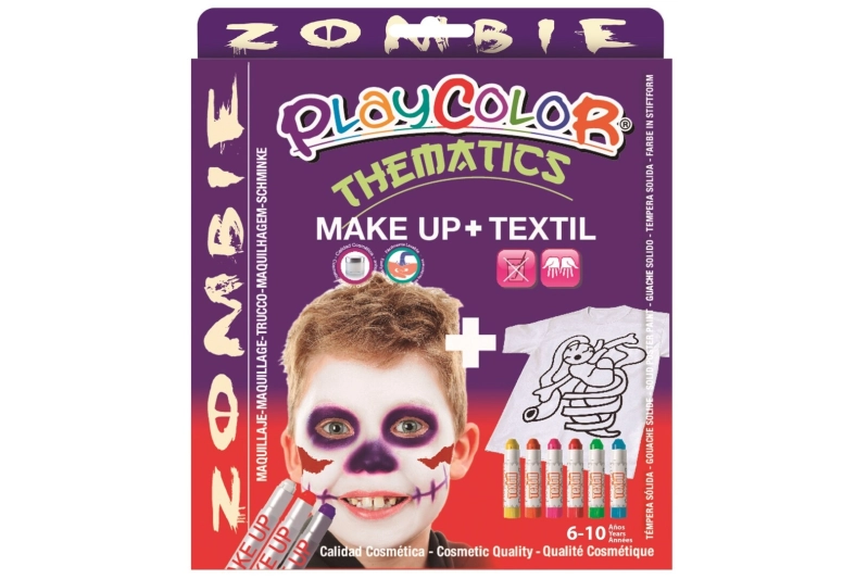 PLAYCOLOR MAQUILLAJE ZOMBIE + CAMISETA