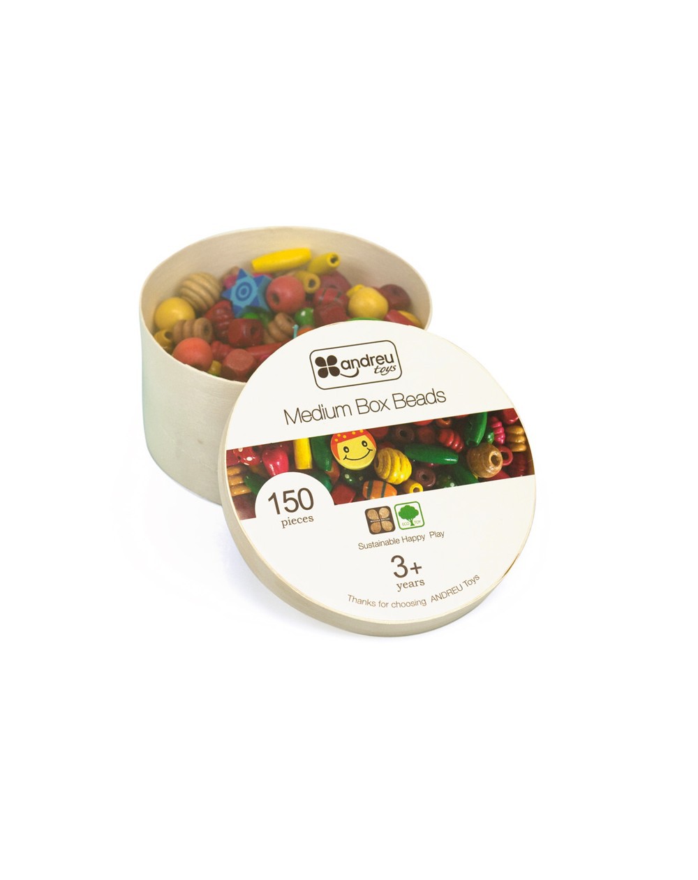 PERLES DE FUSTA (150 pcs.)