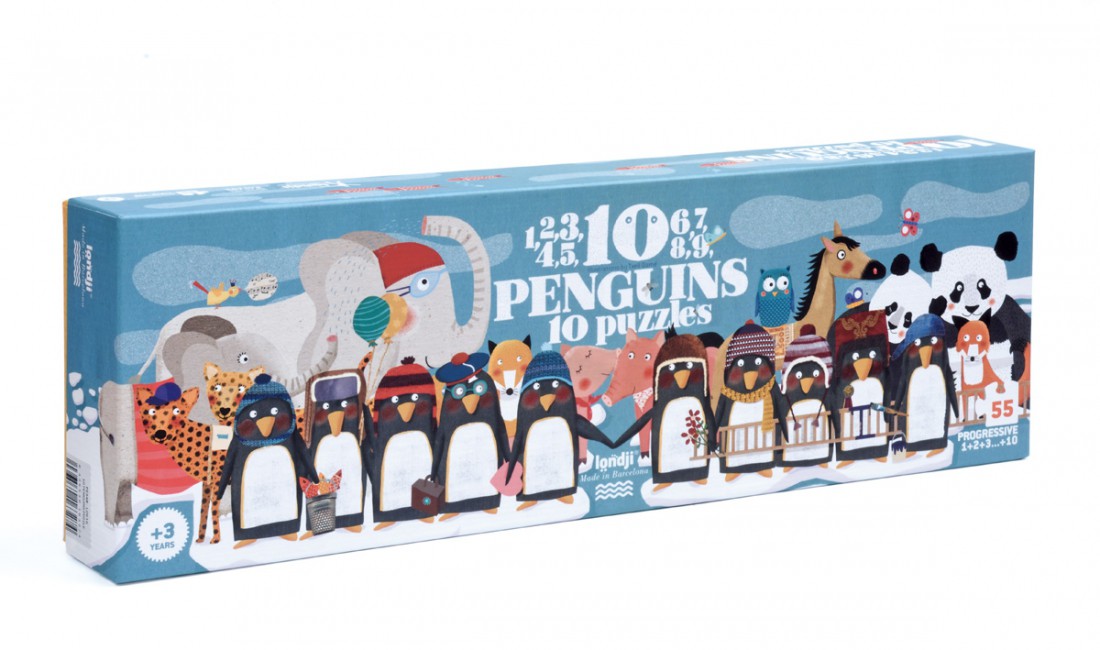 Trencaclosques 10 pingüins