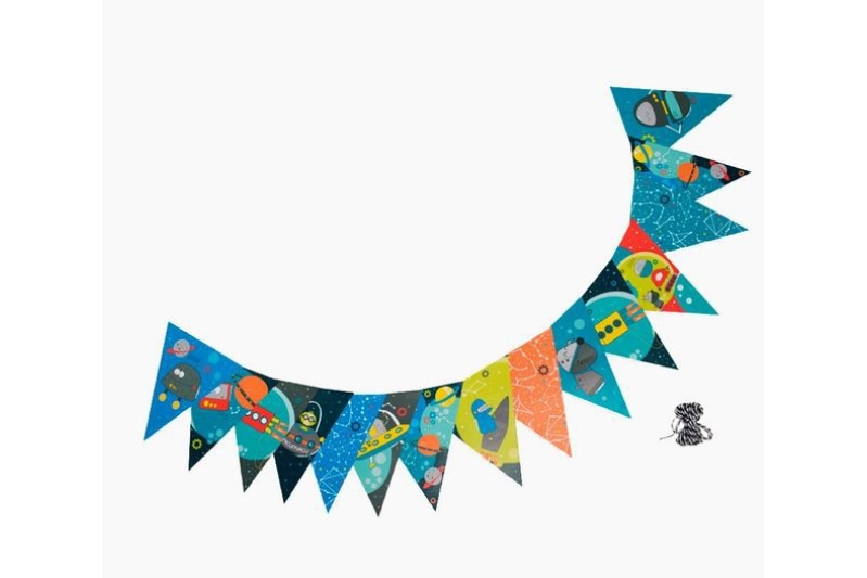 BANDEROLA DE PAPEL ROBOTS