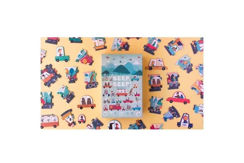 PUZZLE BEEP BEEP! 48 PIEZAS