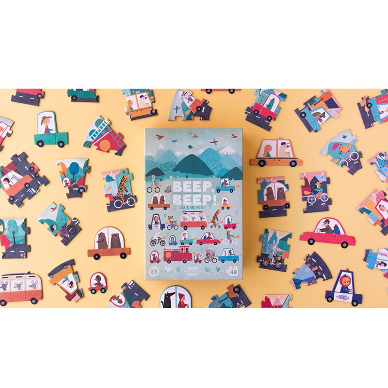 PUZZLE BEEP BEEP! 48 PIEZAS