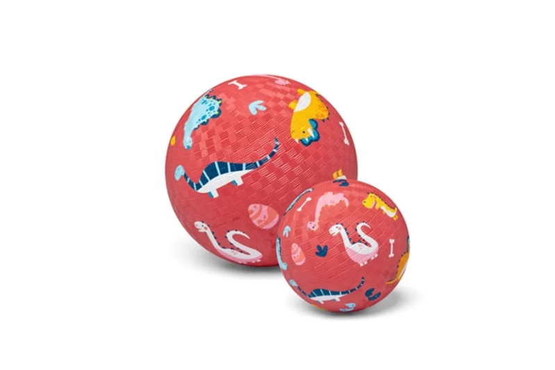 Pelota caucho dinosaurios 18cm
