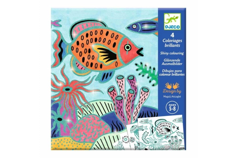 Pintar dibuixos sota el mar