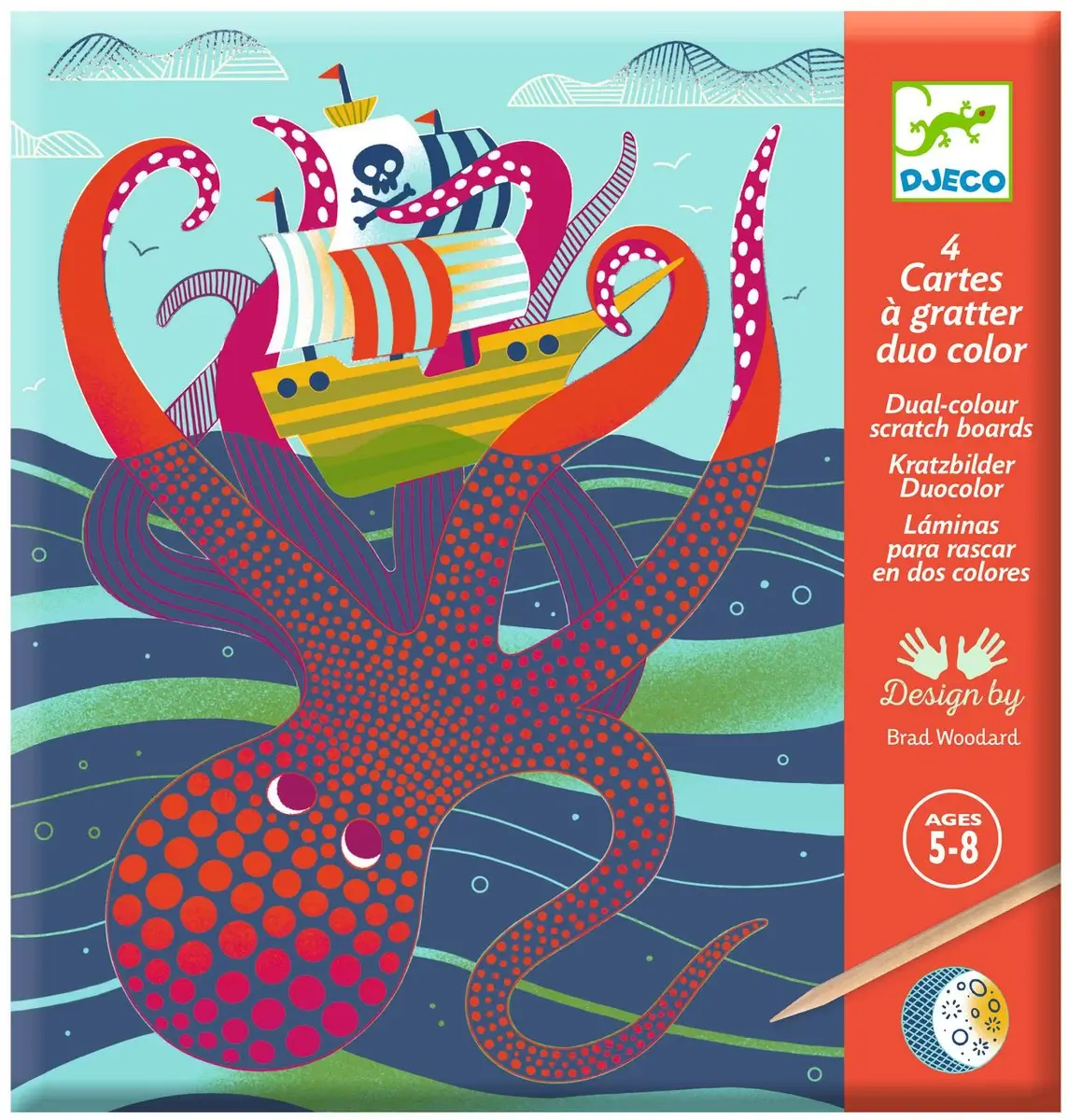 Cuadros para rascar arriba y abajo